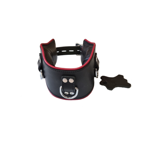 široký BDSM obojek kůže 8cm