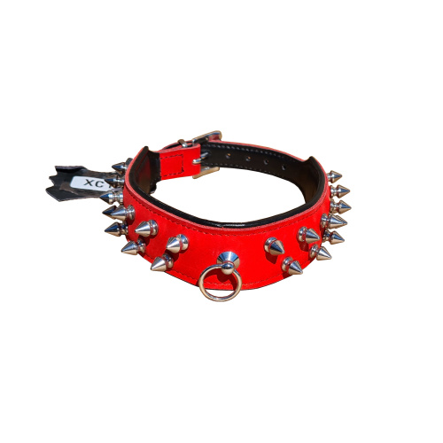 Zorba Leather Obojek ostny nubuk XC137