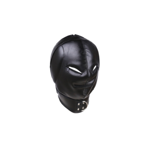 Idea Leather BDSM maska Phantom zipper