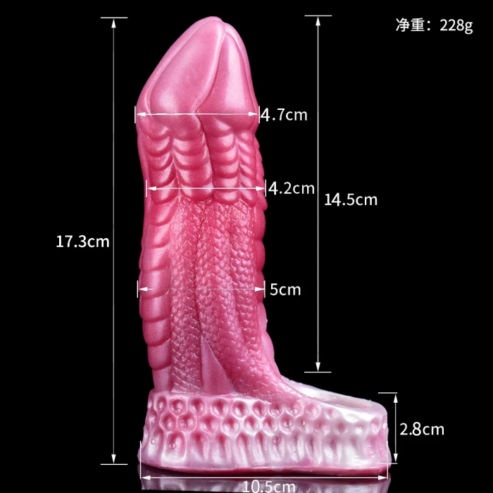 Faak Dračí nástavec penisu s poutkem zavřený 17*4,6 cm - Obrázek 2