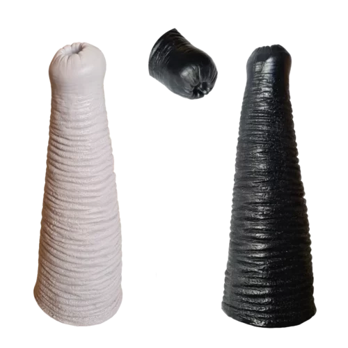 dildo sloní chobot L čierna sivá