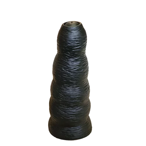 zlobr obří umělý penis měkké dildo černá