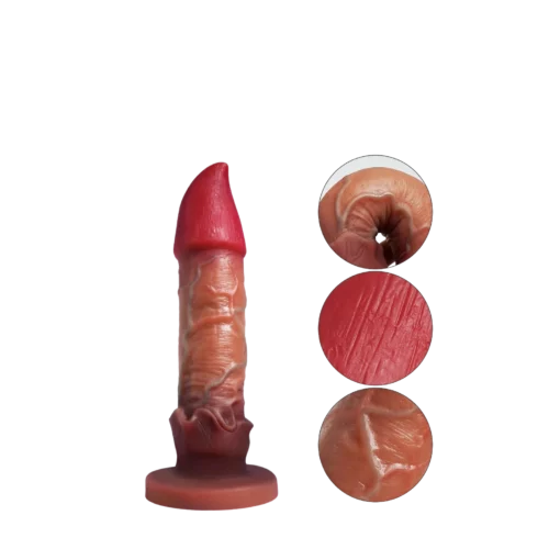 Dragon Scorpion Dildo piros 21cm