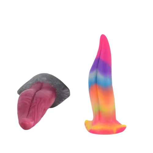 Dildo Dračí jazyk svítící fosforeskující