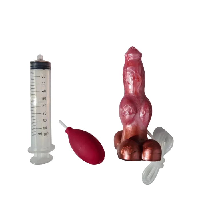 Spraying Hund Dildo Tysk Schäferhund