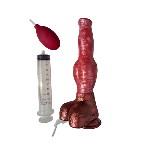 dobrman střikací dildo měkké silikon pes