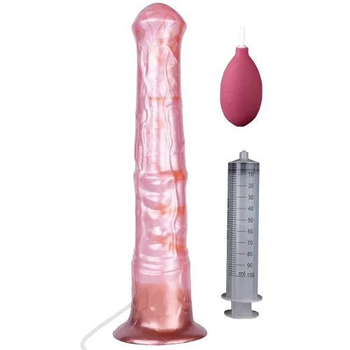 koňské stříkací dildo měkké L
