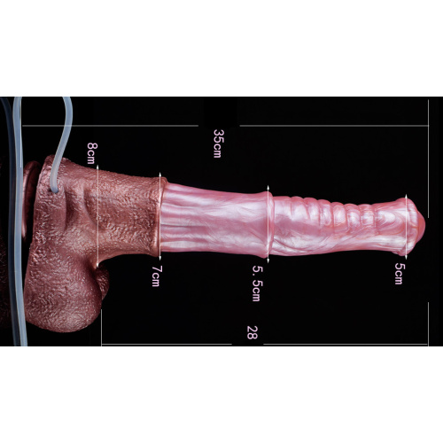 Large Horse Spray Dildo with Testicles