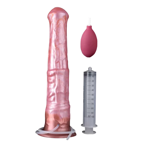 koňské stříkací dildo měkké M