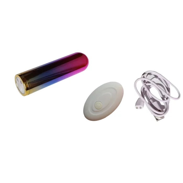 Vibrating bullet rainbow metallic