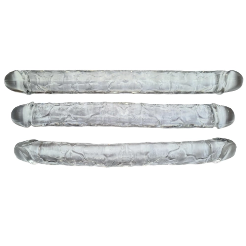 průhledné double dildo