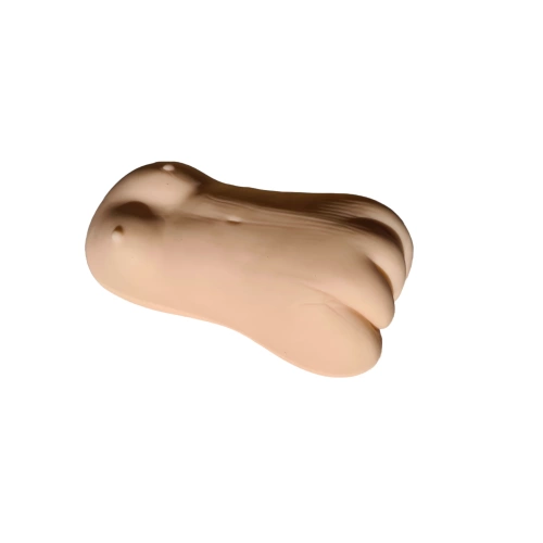 Velká umělá vagina imitující dívčí tělo.