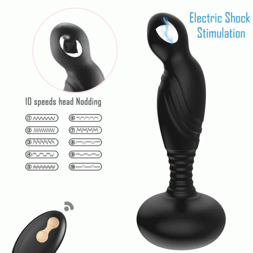Rotační elektrošokový masér prostaty.