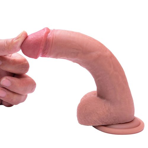 22cm dual silikon dildo se zakázkovou měkkostí