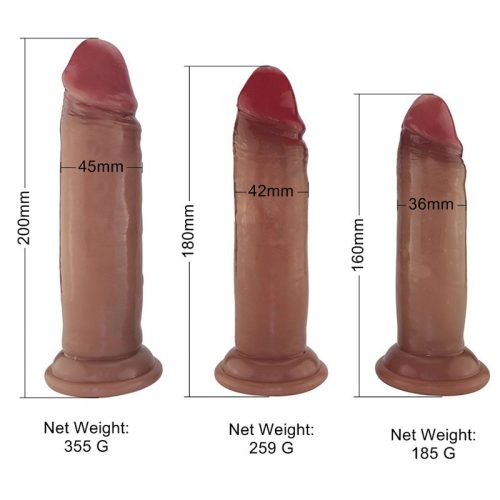 Dildo Pohyblivá předkožka ultra realistické