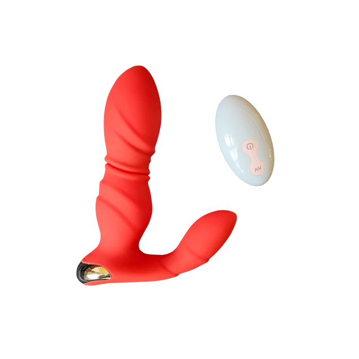 vibrační masér prostaty, dálkové ovládaní
