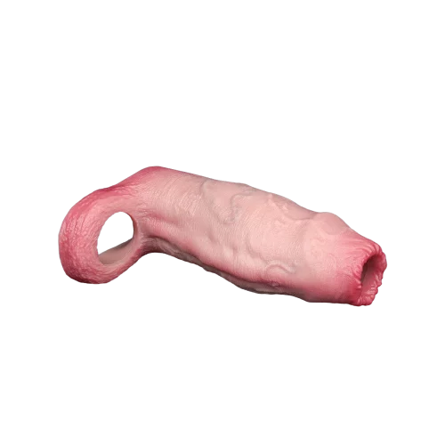 realistický penis nástavec otevřený žalud